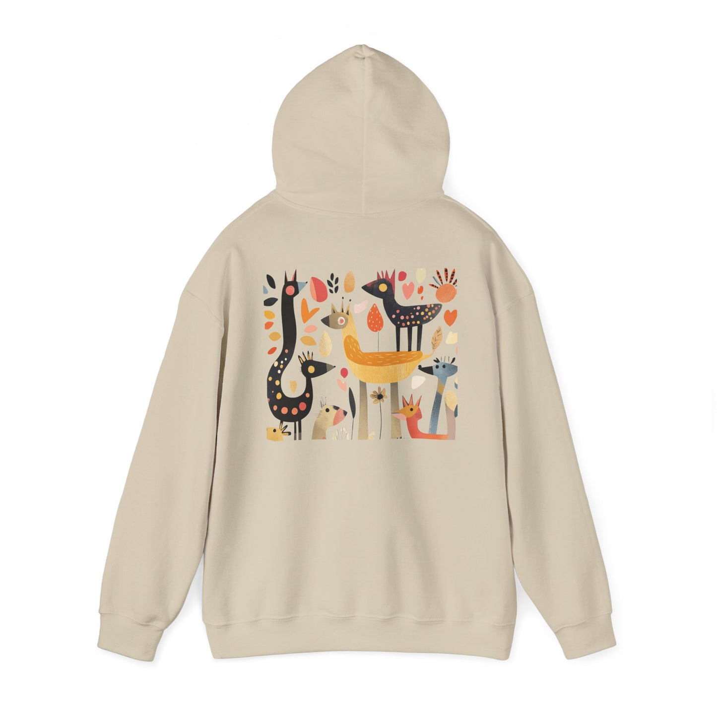Vintage "Living LIfe in Technicolor" 1950s Retro Kitsch Hoodie Sweatshirt