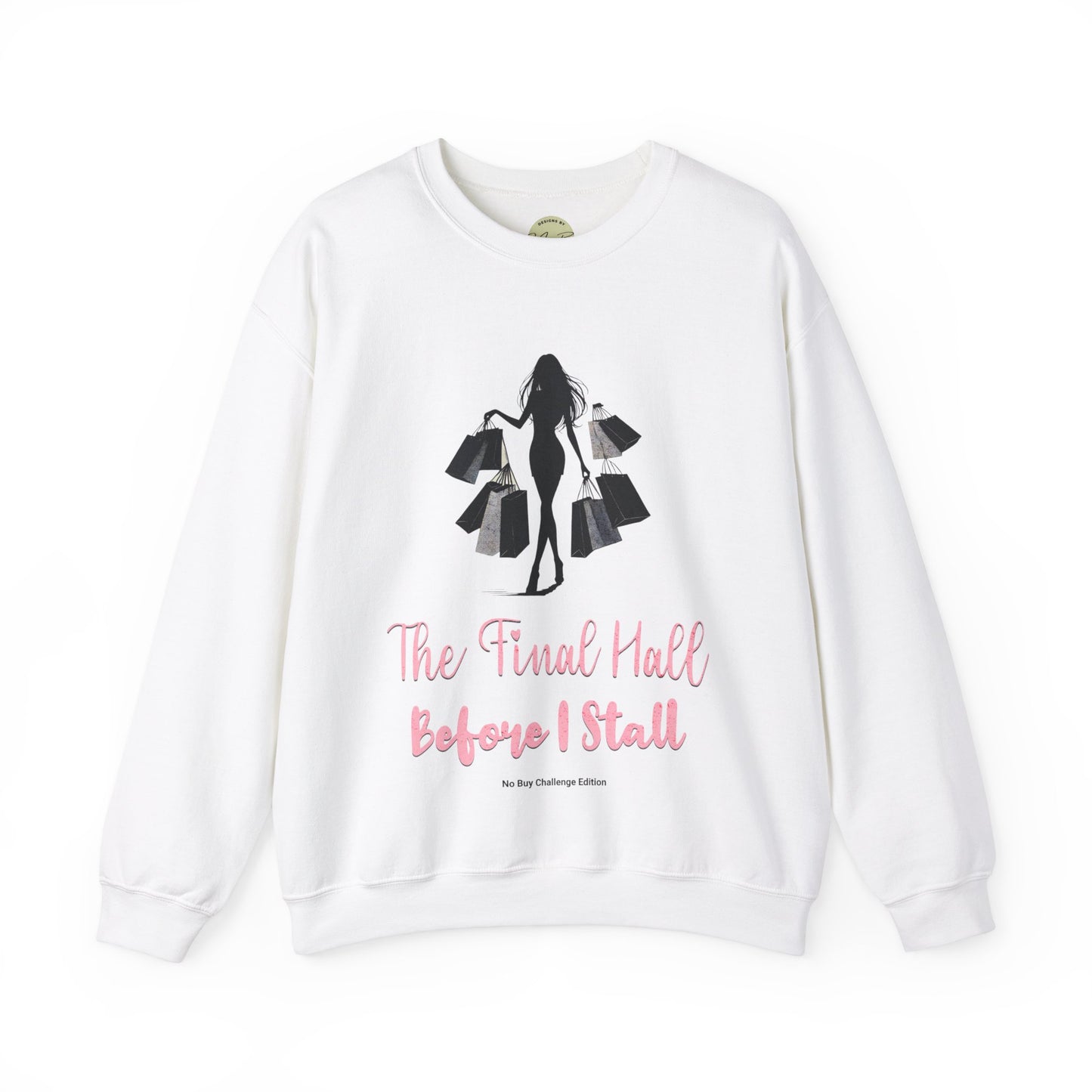 Trendy TikTok "No Buy Challenge" Funny Crewneck Sweatshirt