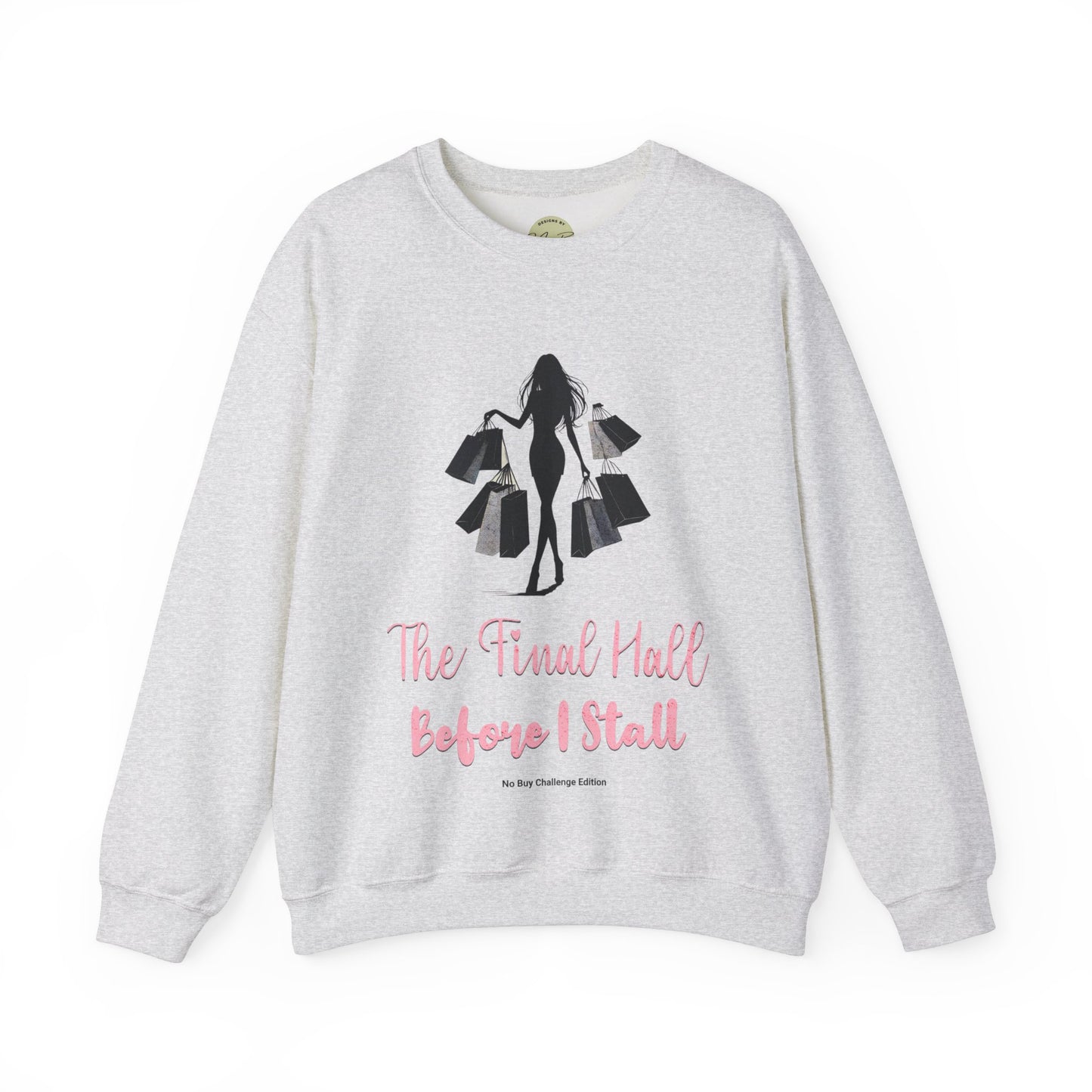 Trendy TikTok "No Buy Challenge" Funny Crewneck Sweatshirt