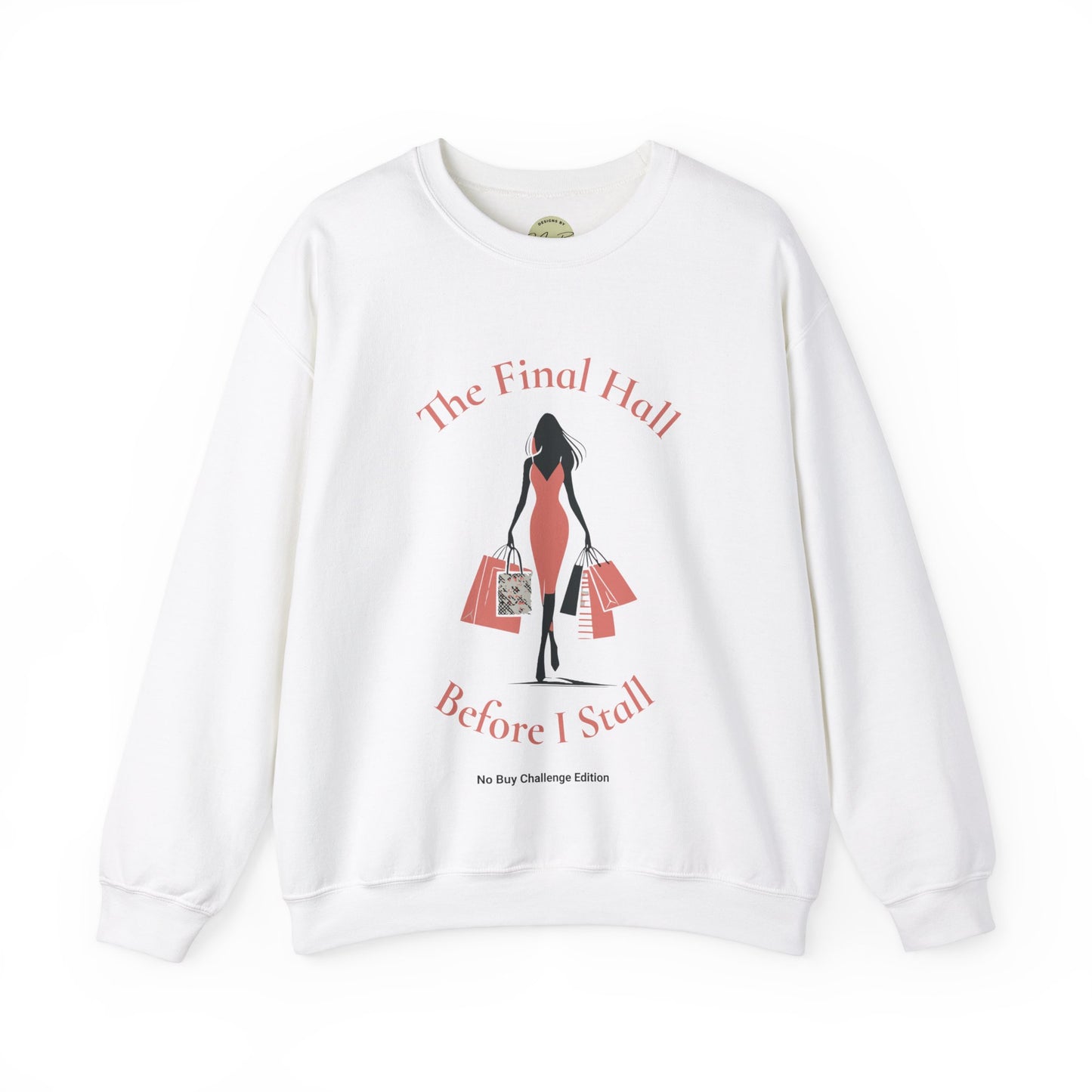 Trendy TikTok "No Buy Challenge" Funny Crewneck Sweatshirt