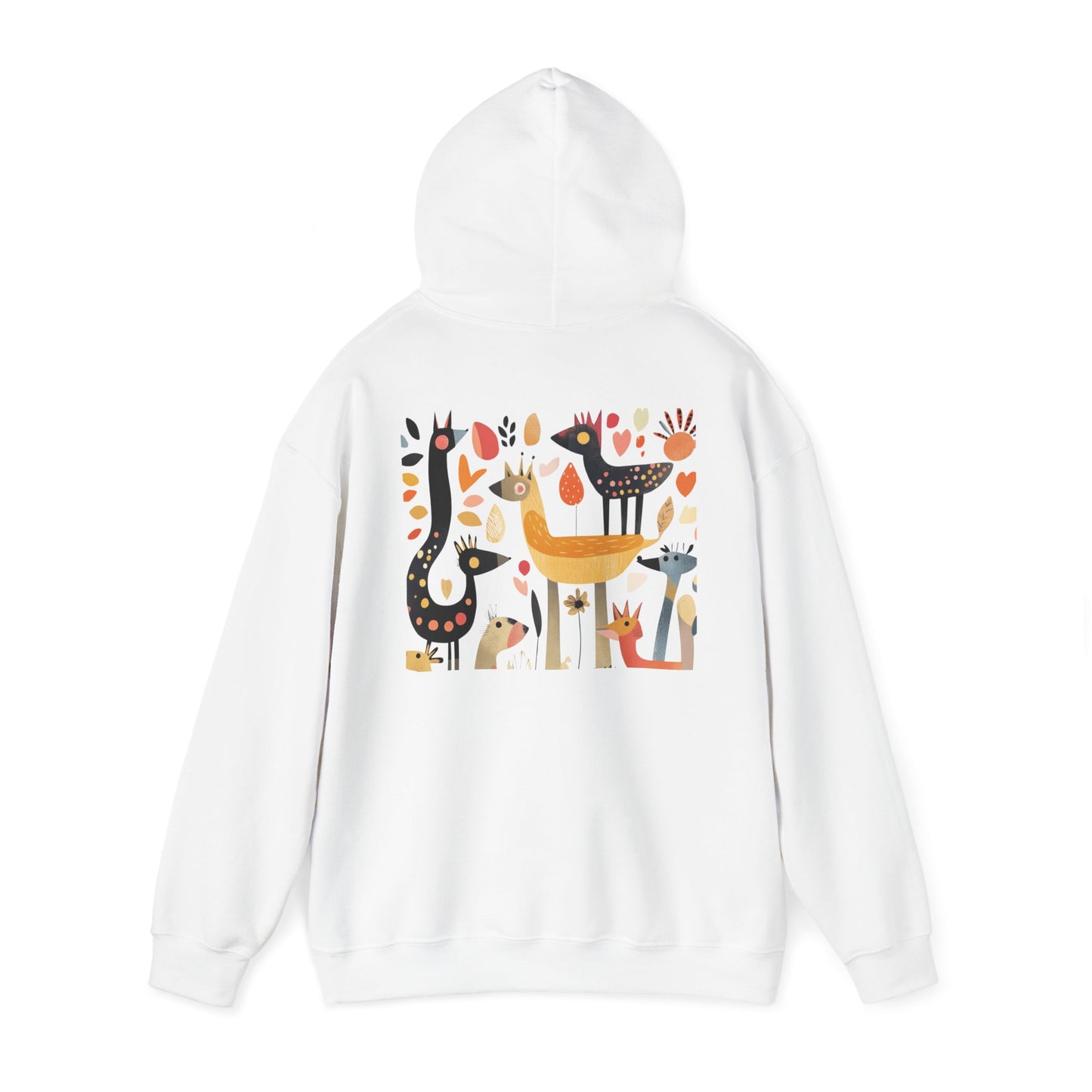 Vintage "Living LIfe in Technicolor" 1950s Retro Kitsch Hoodie Sweatshirt