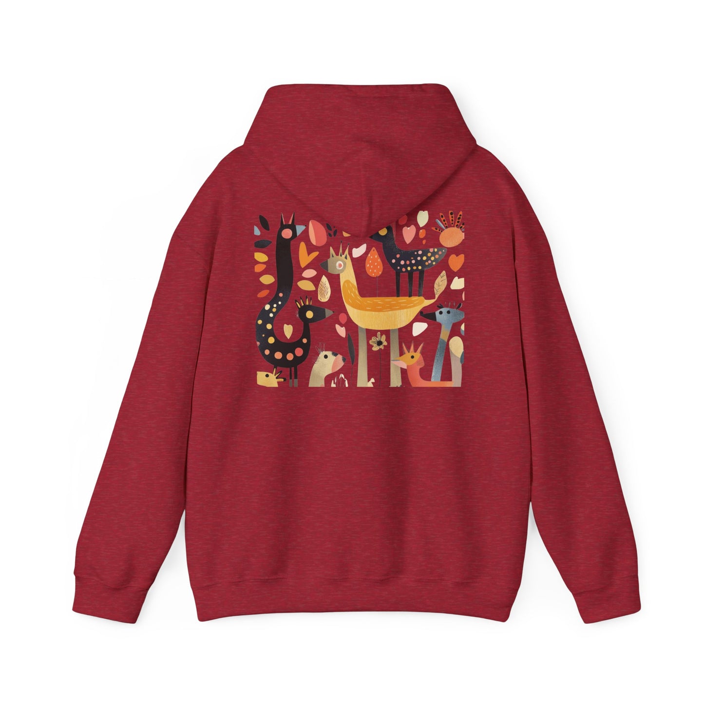 Vintage "Living LIfe in Technicolor" 1950s Retro Kitsch Hoodie Sweatshirt