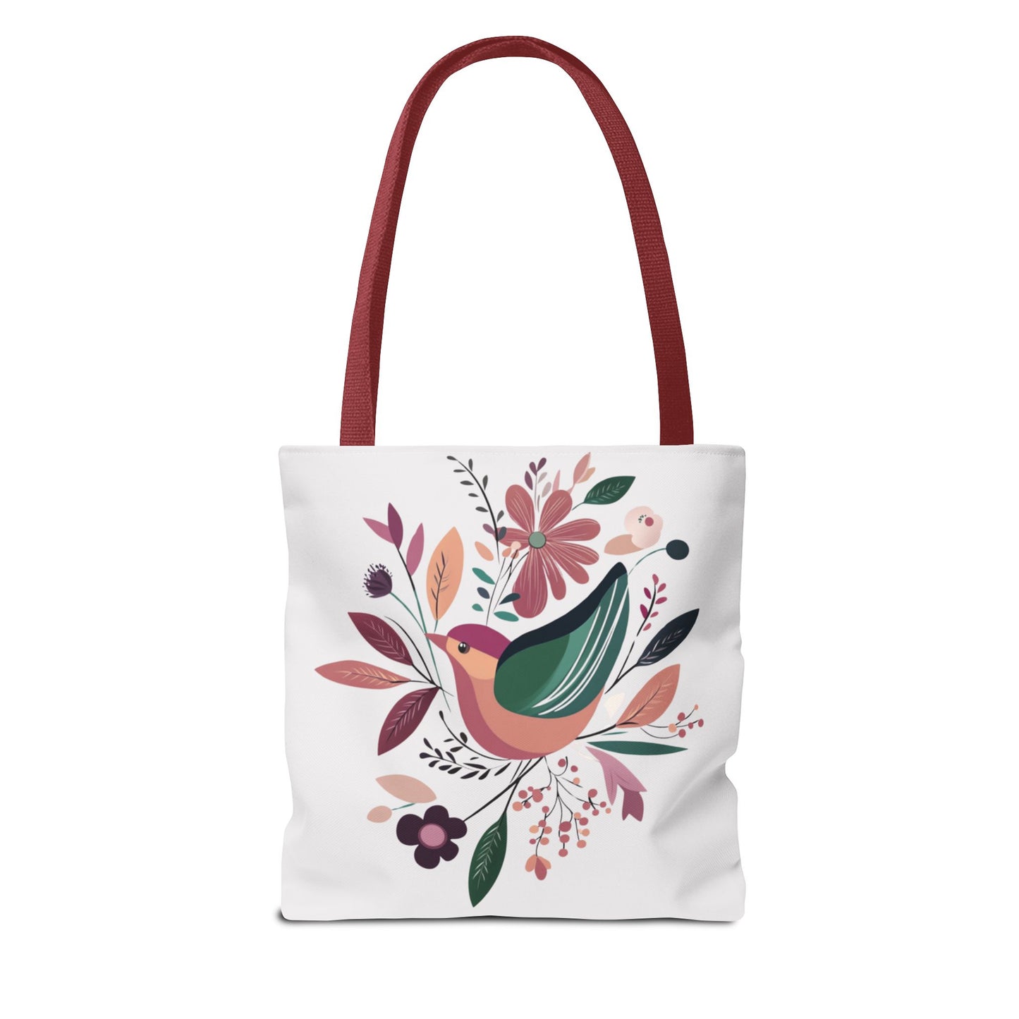 Cool Vintage Tote Bag Retro Bird Customize Your Handle Color