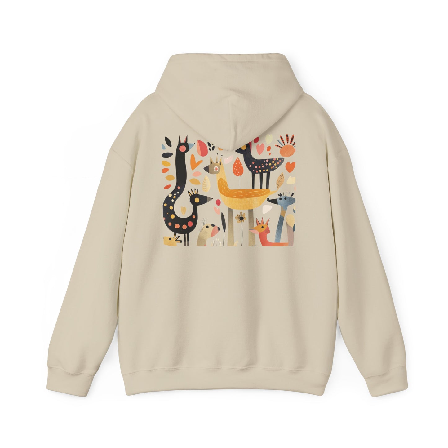 Vintage "Living LIfe in Technicolor" 1950s Retro Kitsch Hoodie Sweatshirt