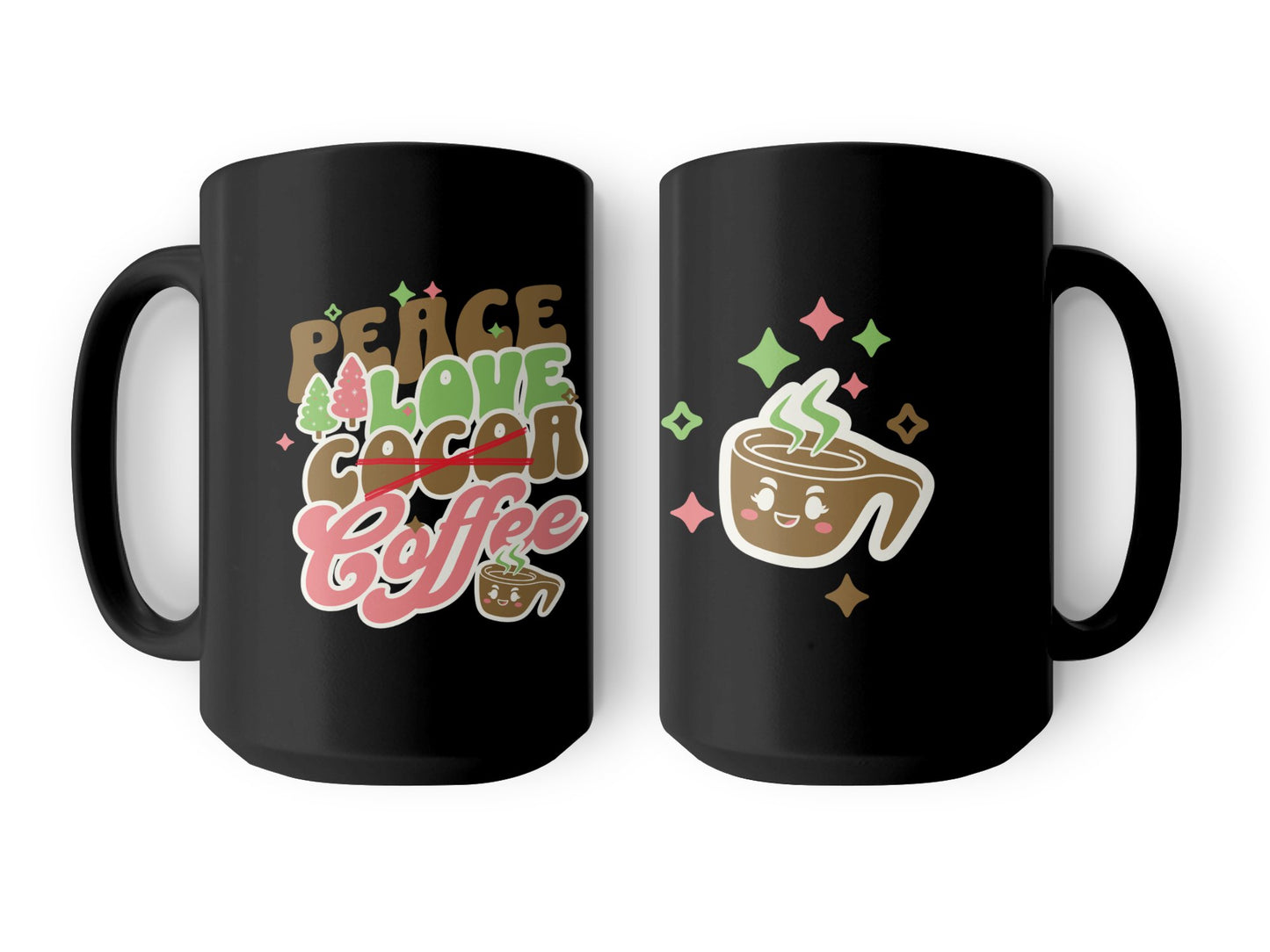 Coffee Lover Holiday Mug, 15oz