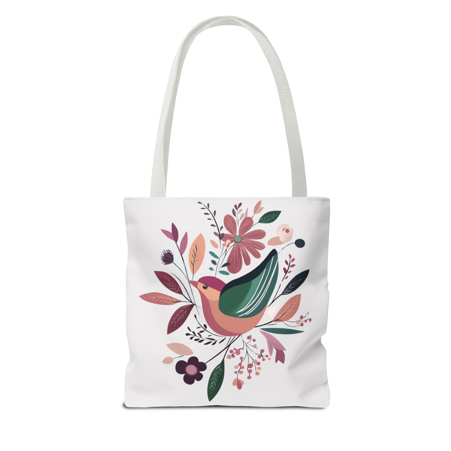 Cool Vintage Tote Bag Retro Bird Customize Your Handle Color