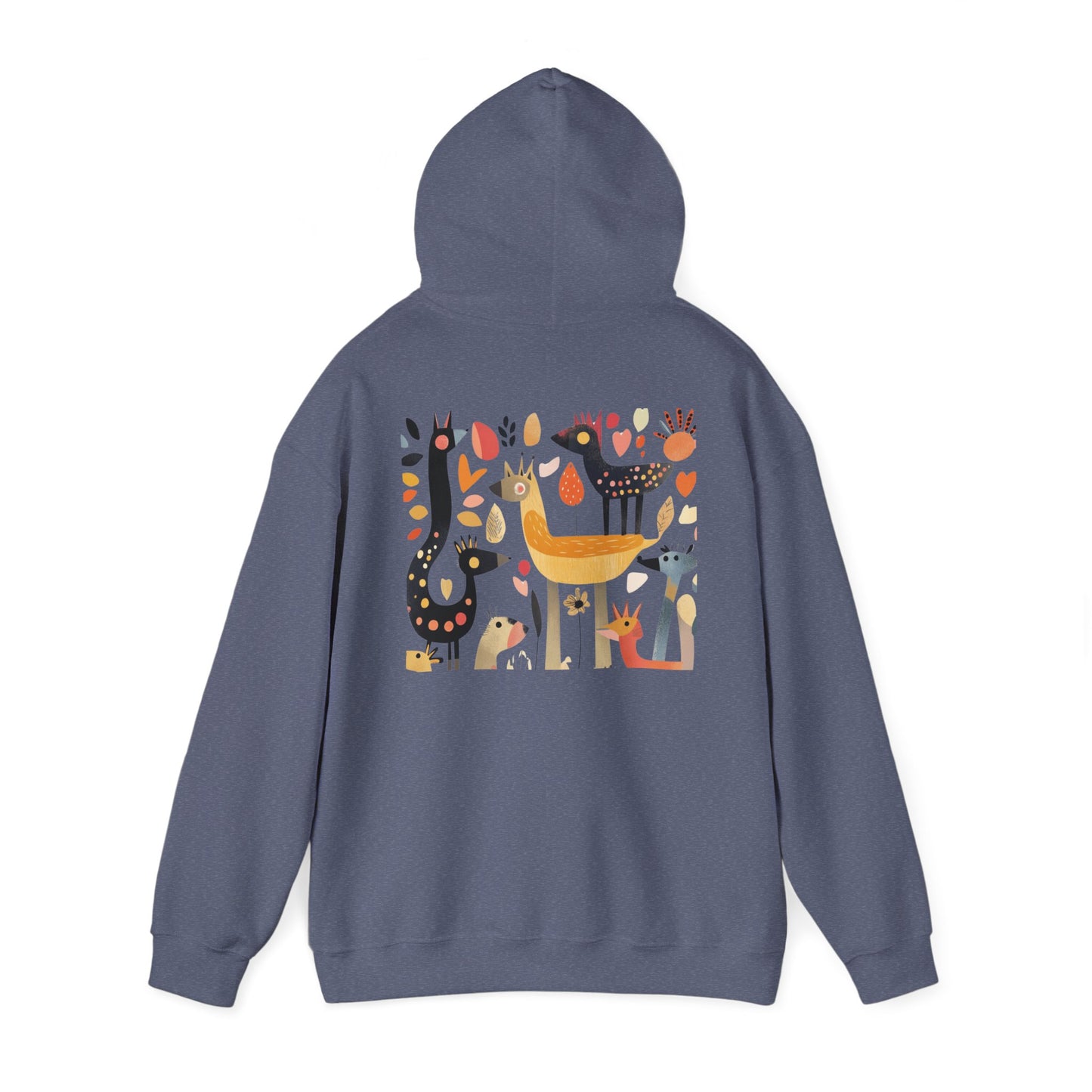 Vintage "Living LIfe in Technicolor" 1950s Retro Kitsch Hoodie Sweatshirt