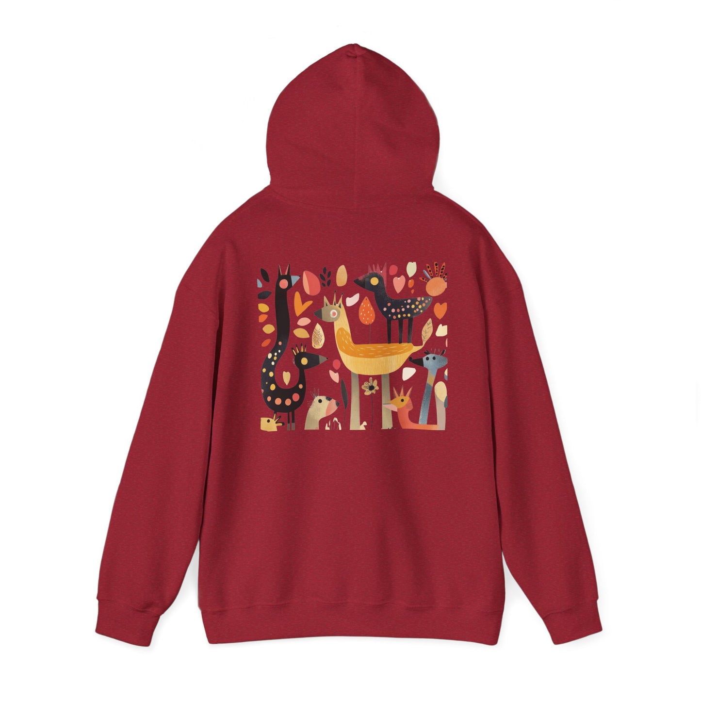 Vintage "Living LIfe in Technicolor" 1950s Retro Kitsch Hoodie Sweatshirt