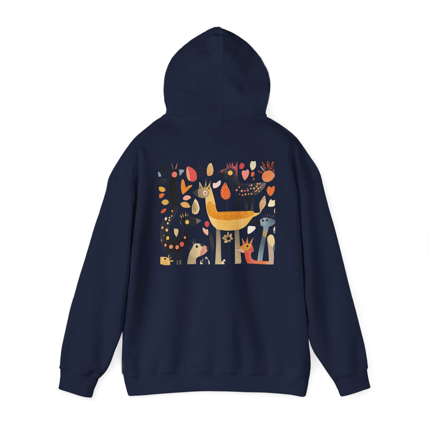 Vintage "Living LIfe in Technicolor" 1950s Retro Kitsch Hoodie Sweatshirt